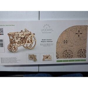 UGEARS Mechanical Models Tractor and Trailer 3D Wooden Puzzle Set 70003 70006